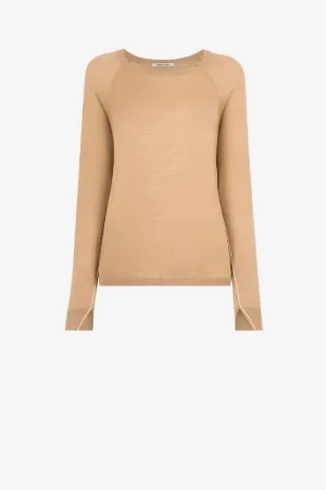 jersey con cuello redondo