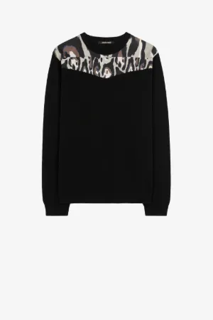 Jersey con paneles y estampado Jaguar