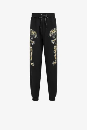 Jogginghose mit Leoparden-Print
