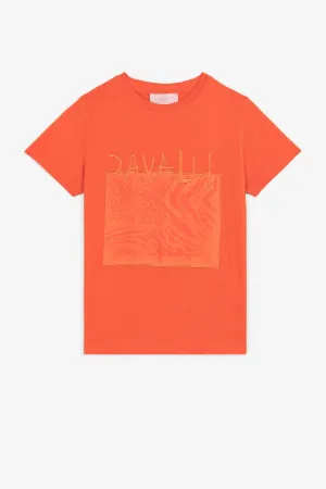 Animalier Patchwork-Print Appliqué T-Shirt