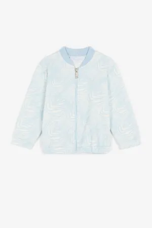 Animalier Patchwork-Print Bomber Jacket