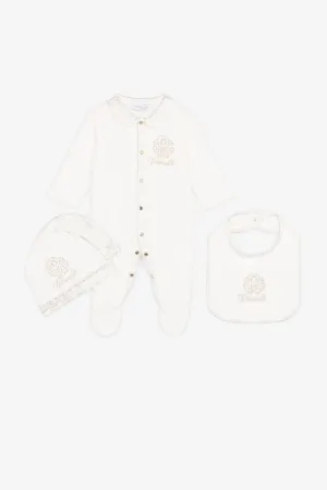 Babywachstums-Set mit RC-Monogramm und Logo-Stickerei