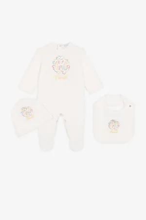 Babywachstums-Set mit RC-Monogramm und Logo-Stickerei