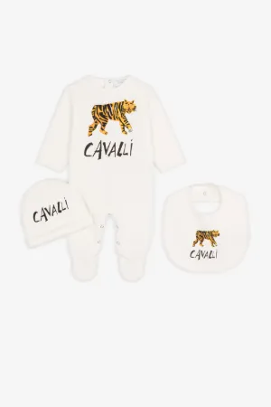 Babywachstums-Set mit Tiger-Print