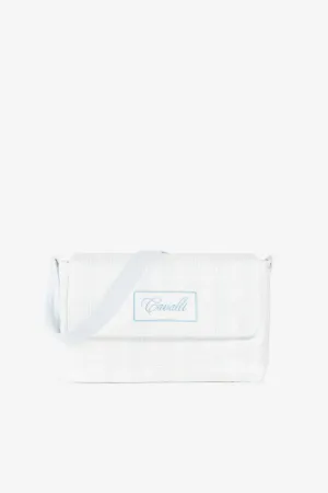 bolso cambiador con monograma