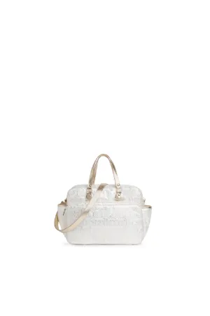 BORSA A TRACOLLA BB CAVALLI ZONYA Colore BIANCO