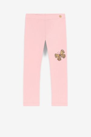 Butterfly And Strawberry-Print Leggings