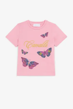 Butterfly-Print T-Shirt