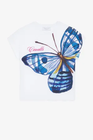 Butterfly-Print T-Shirt