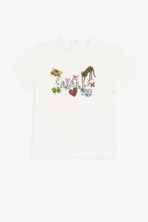 Camiseta con logotipo y estampado Wildlife