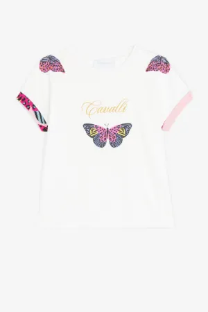 camiseta con mariposa estampada