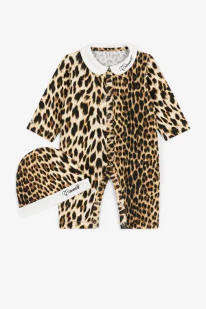 Conjunto para bebé con estampado Leopard