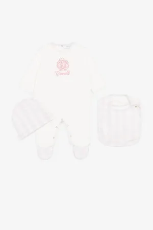 Conjunto para bebé con logotipo y Monograma RC bordados