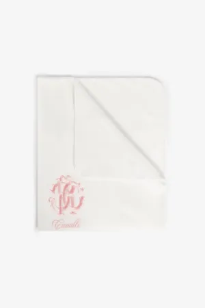 Couverture de bébé à broderie RC Monogram