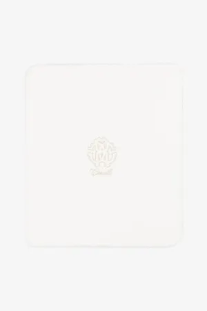 Couverture de bébé à broderie RC Monogram