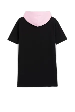 Crystal-Embellished Logo Dress