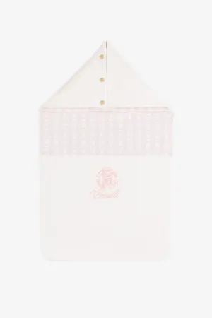 Decke mit Logo-Stickerei