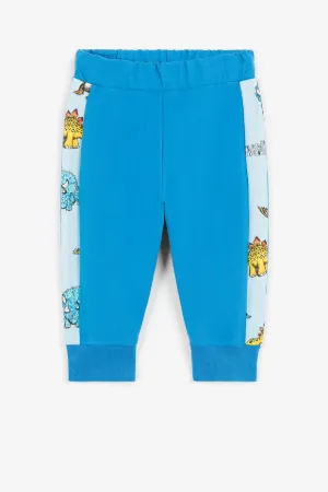 Dinosaur-Print Cotton Sweatpants 