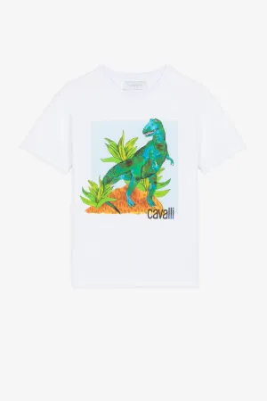 Dinosaur-Print T-Shirt