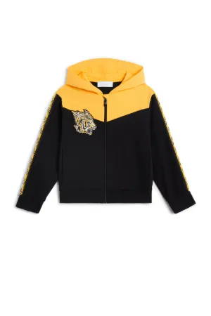 embroidered tiger hoodie