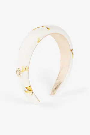 floral-print head band