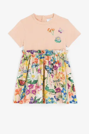Flower-Print Dress