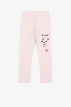 Flower-Print Logo Sweatpants