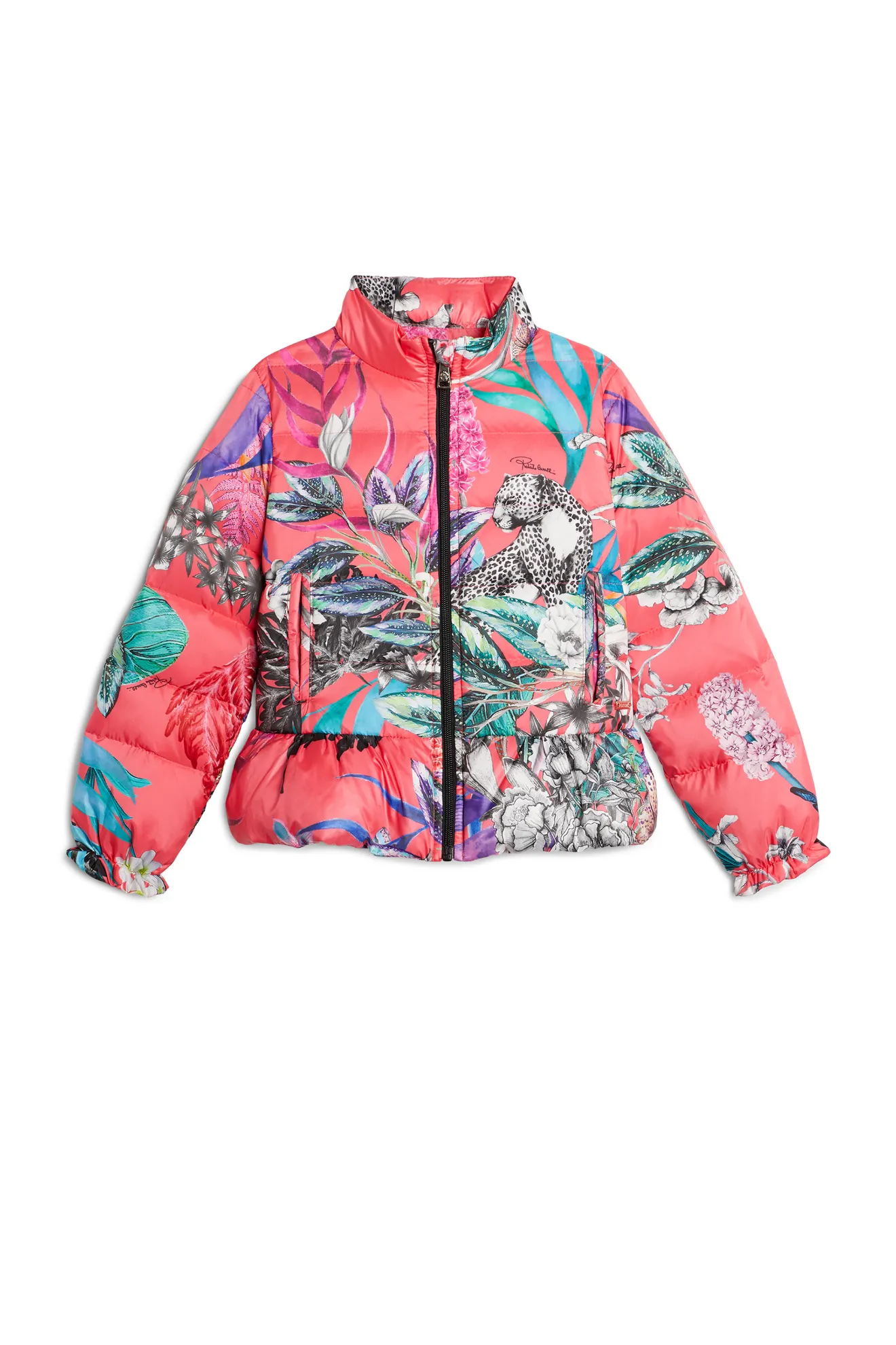 flower printed jacket