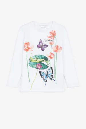 Flower-Print Top