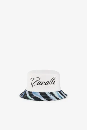 Gorro bucket con estampado Zebra y logo