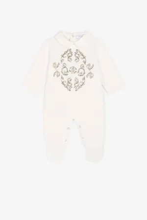 Grenouillère à imprimé RC Monogram et filigrane