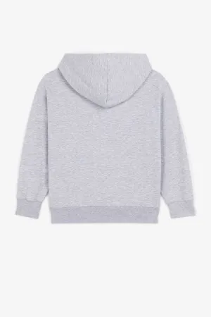 hoodie à logo embossé