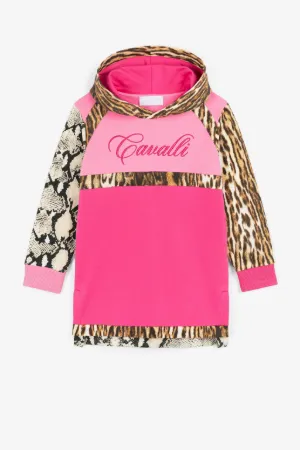 Hoodie mit Animal-Print