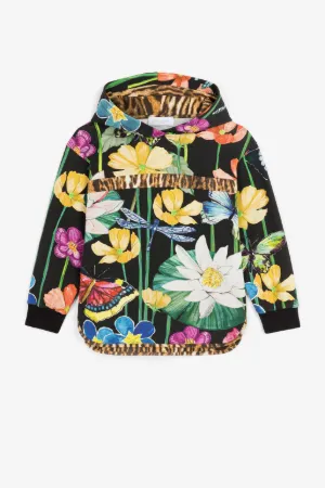 Hoodie mit Blumendruck