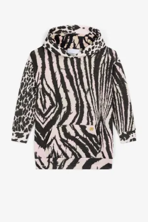 Худи с принтами Freedom и Leopard