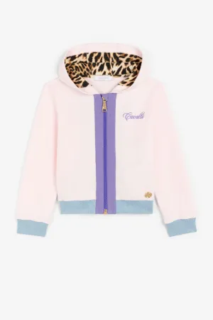 Jaguar-Print Logo-Embroidered Zip Hoodie