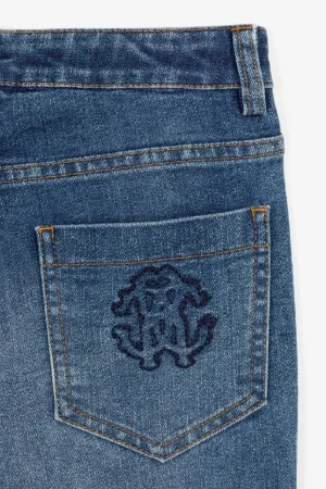 Jean à broderie RC Monogram