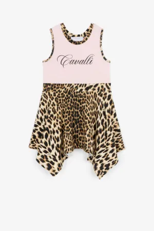 Kleid mit Leoparden-Print
