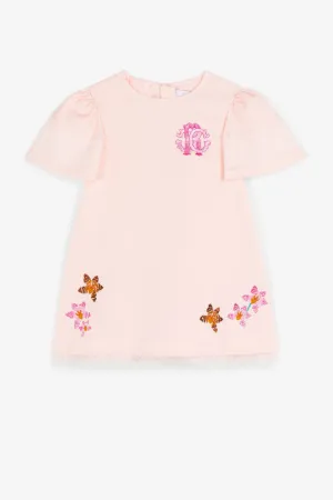 Kleid mit Spitzenbesatz