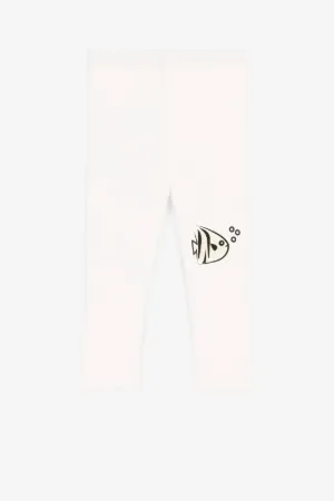 Leggings con estampado Fish y logo