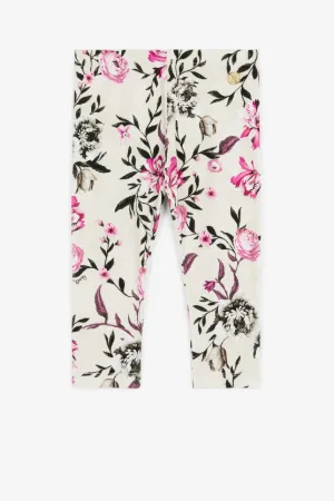 Leggings mit Blumen-Print