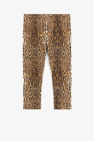 Leggings mit Leoparden-Print