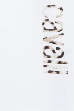 Leopard And Logo-Print Dress