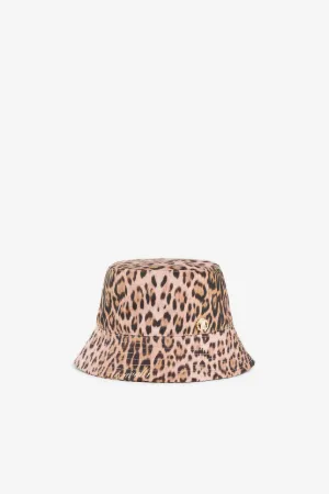 Leopard-Print Bucket Hat