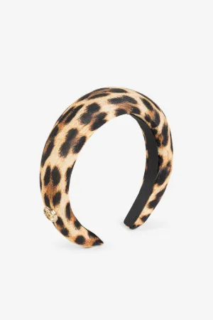 Leopard-Print C Logo Headband