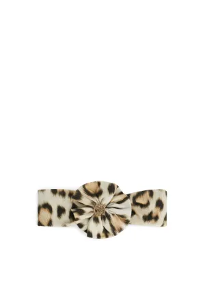 leopard print headband baby