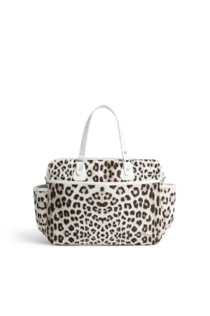 leopard print changing bag