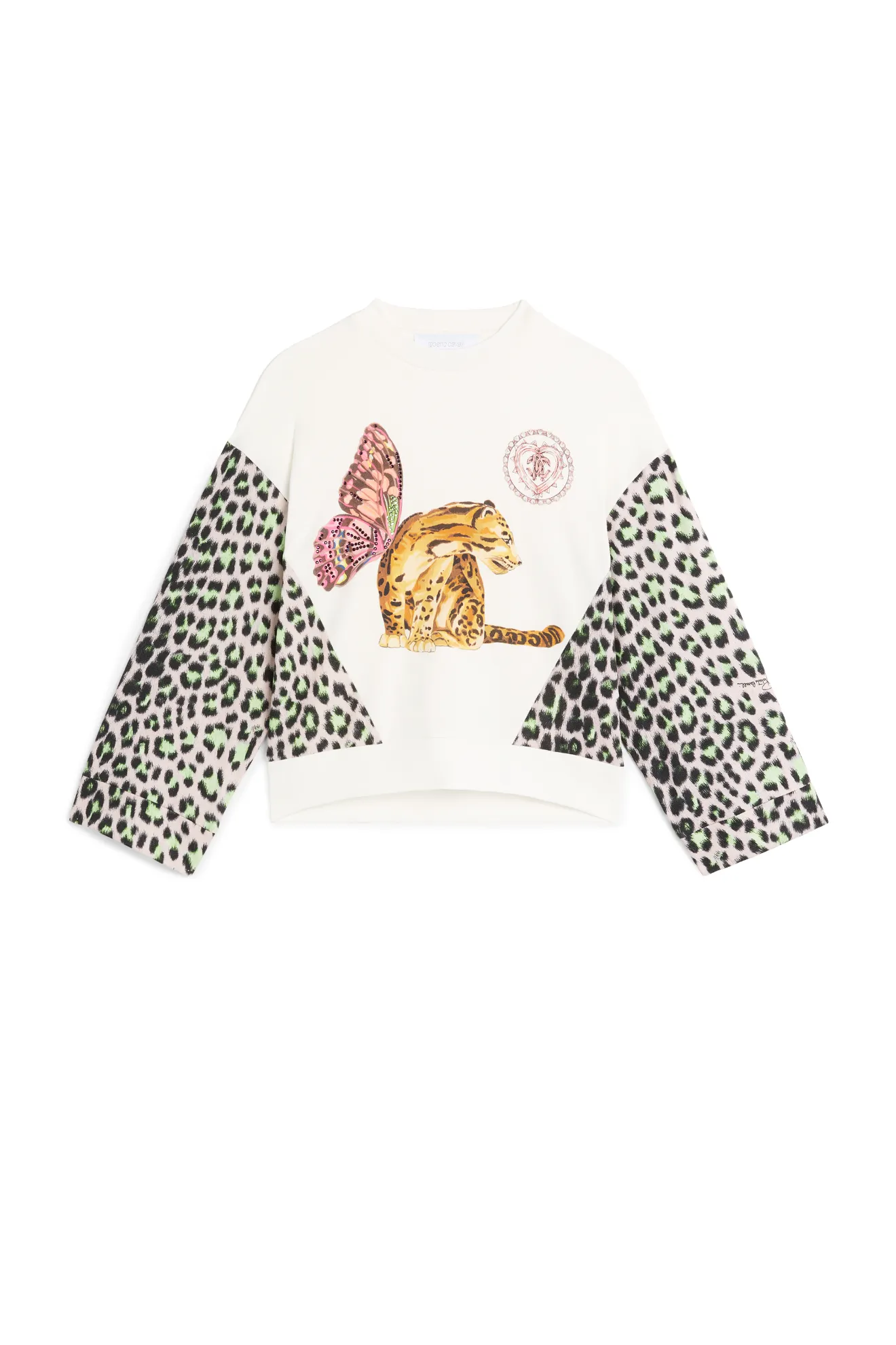 topshop leopard print sweatshirt