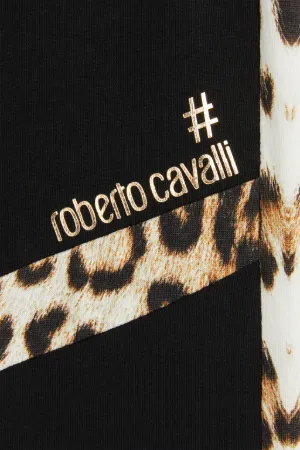 Leopard Print Stripe Leggings | Roberto 