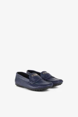 Loafers mit animalischer Patchwork-Applikation